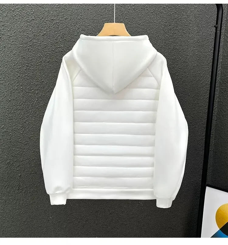 Chic Cotton Jacket with Quilted Design
