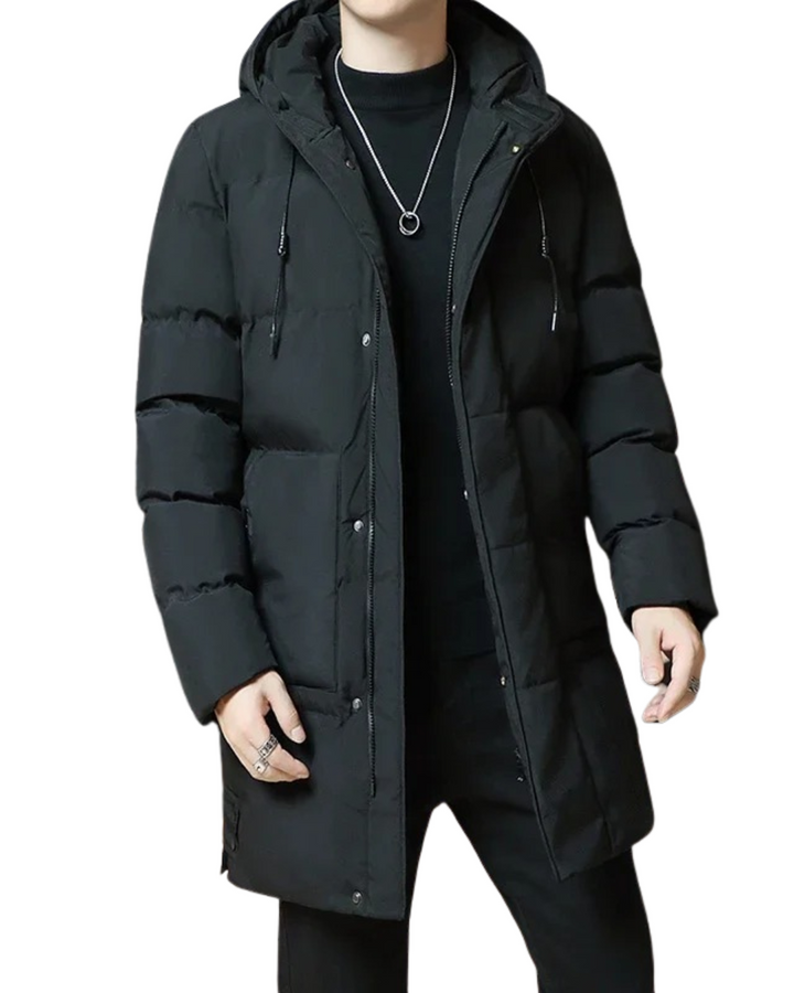 Elegant Winter Coat in Long Style