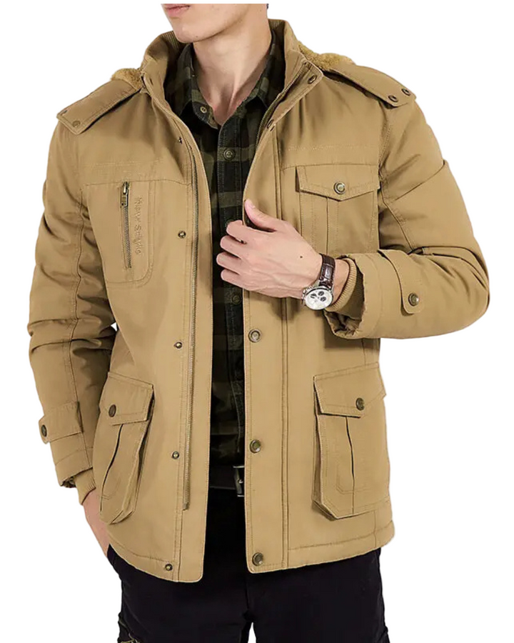 Chic Bomber Jacket with Padding