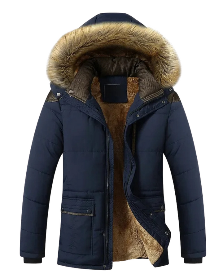 Chic Winter Jacket with Quilted Fleece