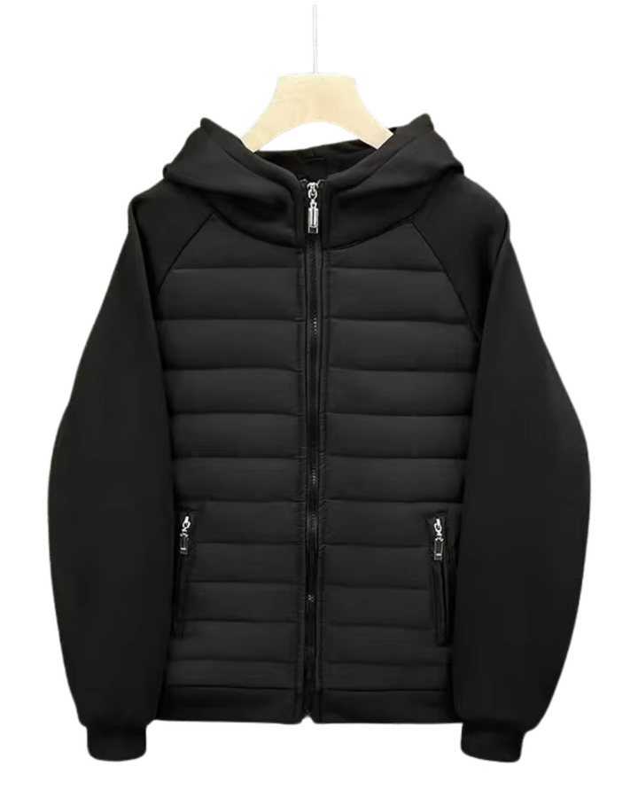 Chic Cotton Jacket with Quilted Design