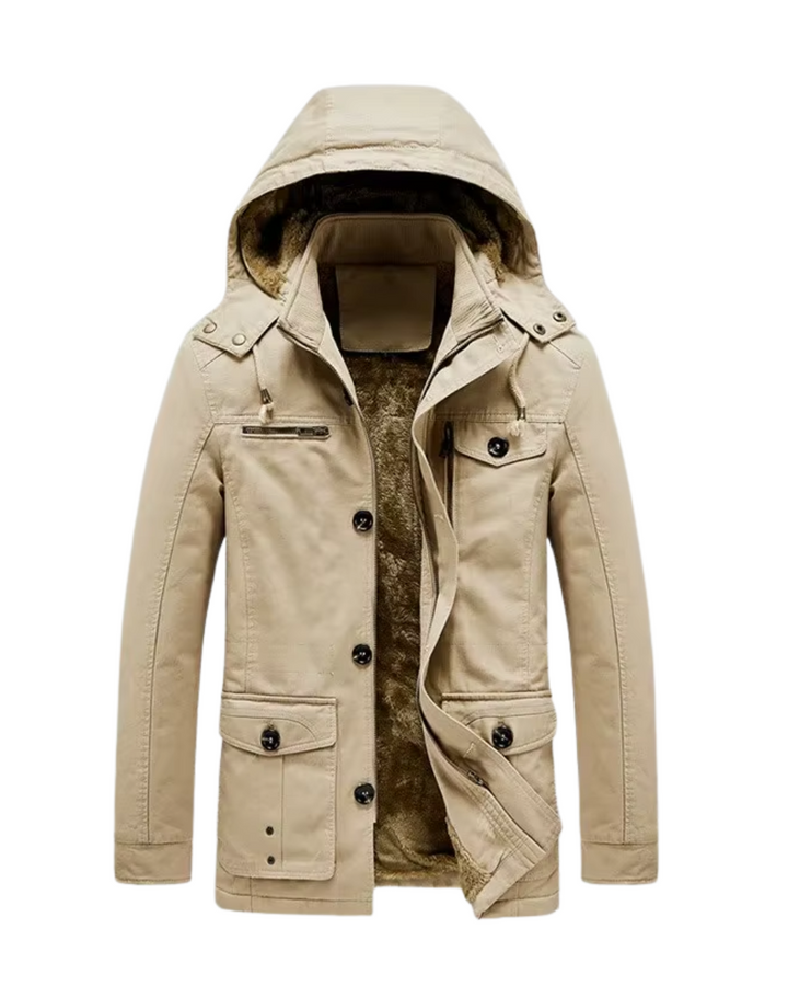 Padded Winter Jacket with Elegant Design
