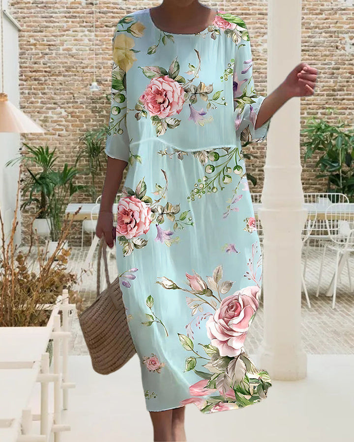 Floral Pattern Dress by Ruth
