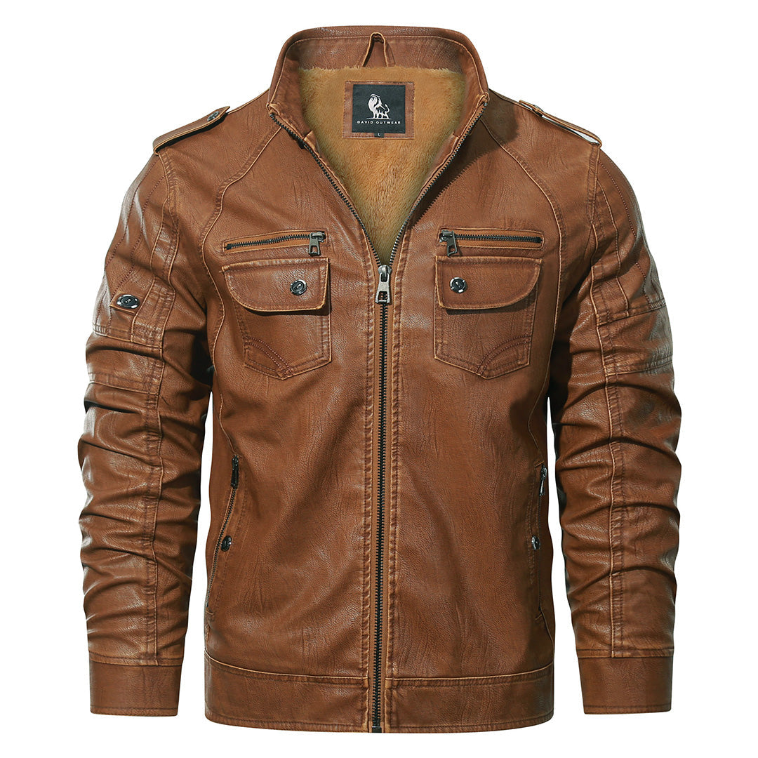 Biker Jacket in Fleece