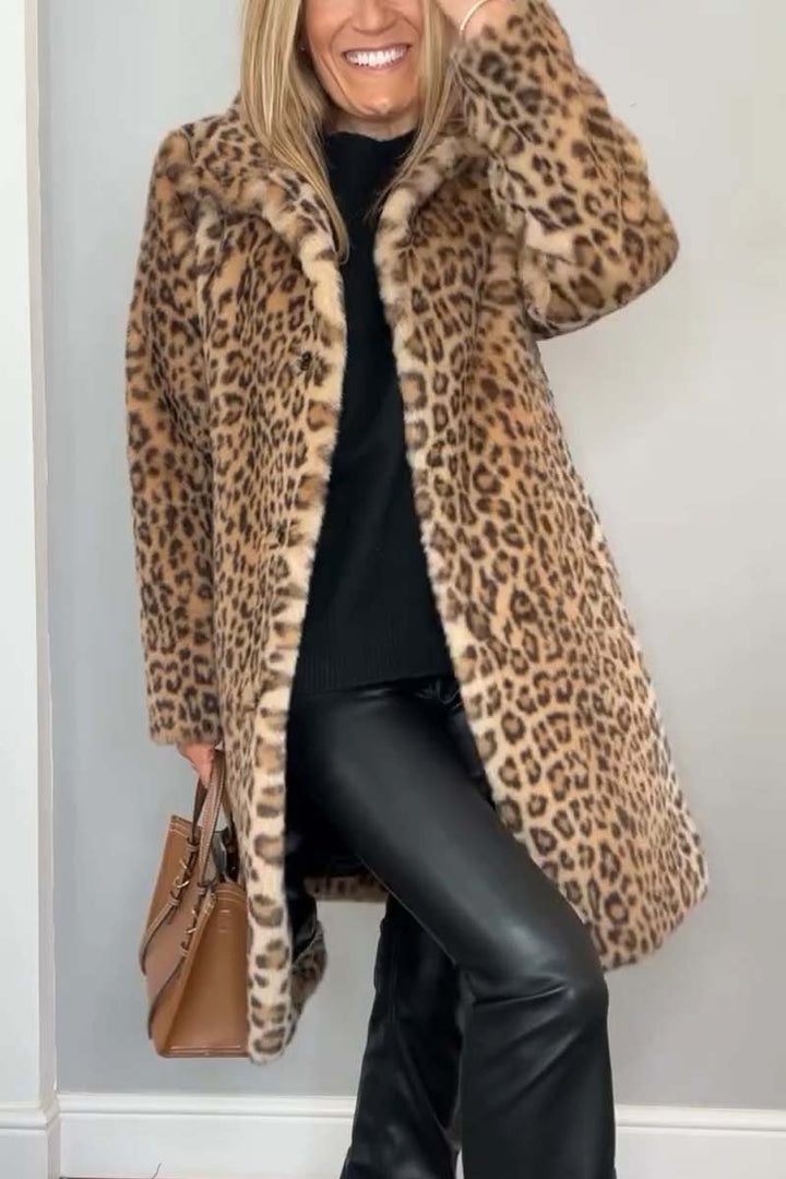 Leopard Print Coat by Amara