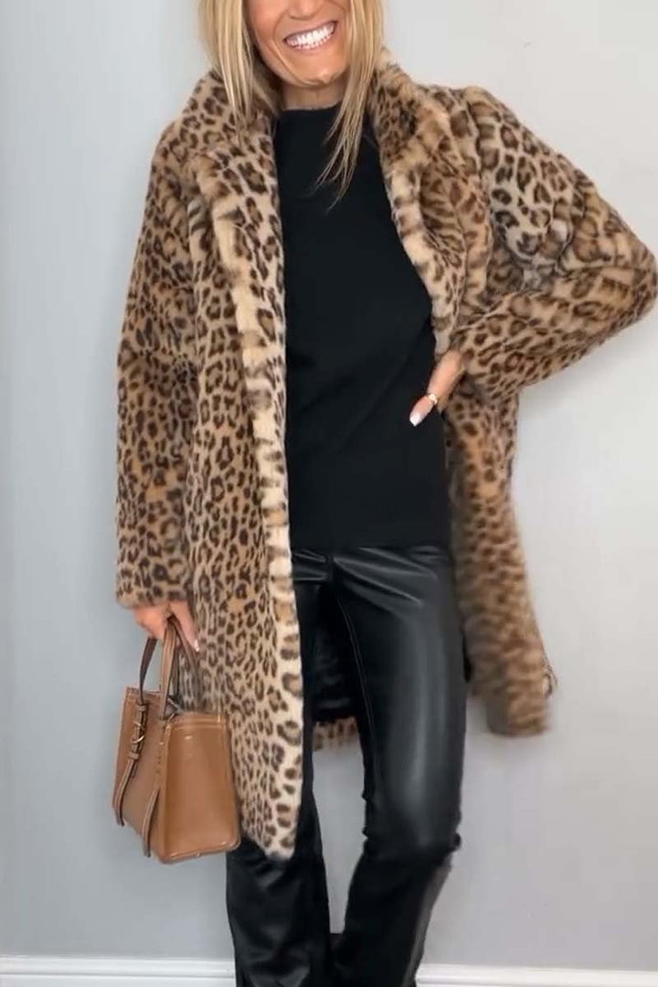 Leopard Print Coat by Amara