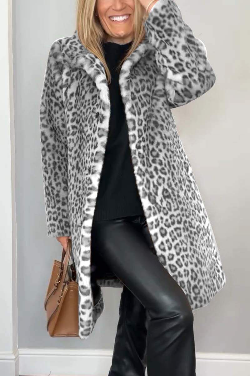 Leopard Print Coat by Amara