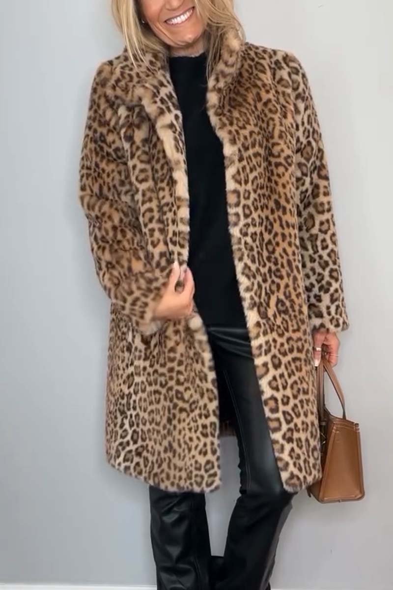 Leopard Print Coat by Amara