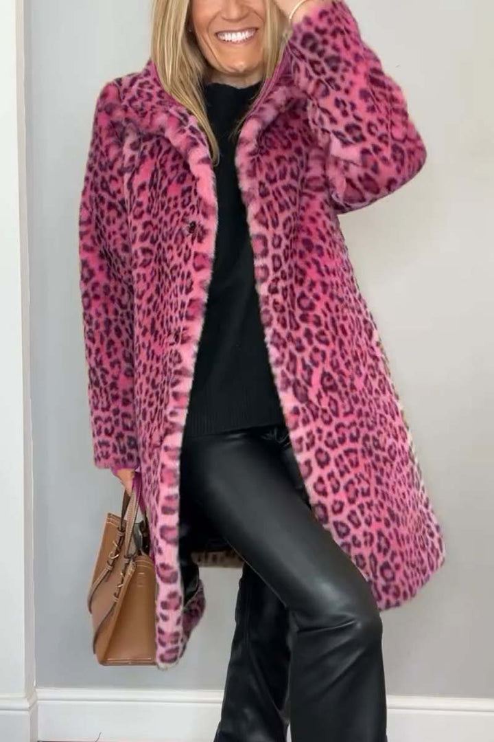 Leopard Print Coat by Amara