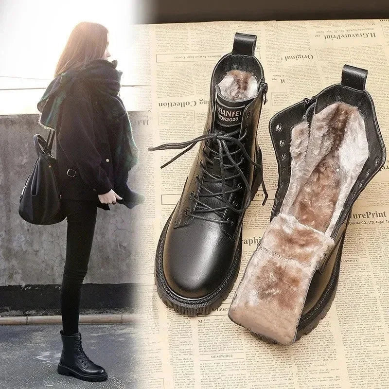 Fur-Lined Winter Boots by Elena