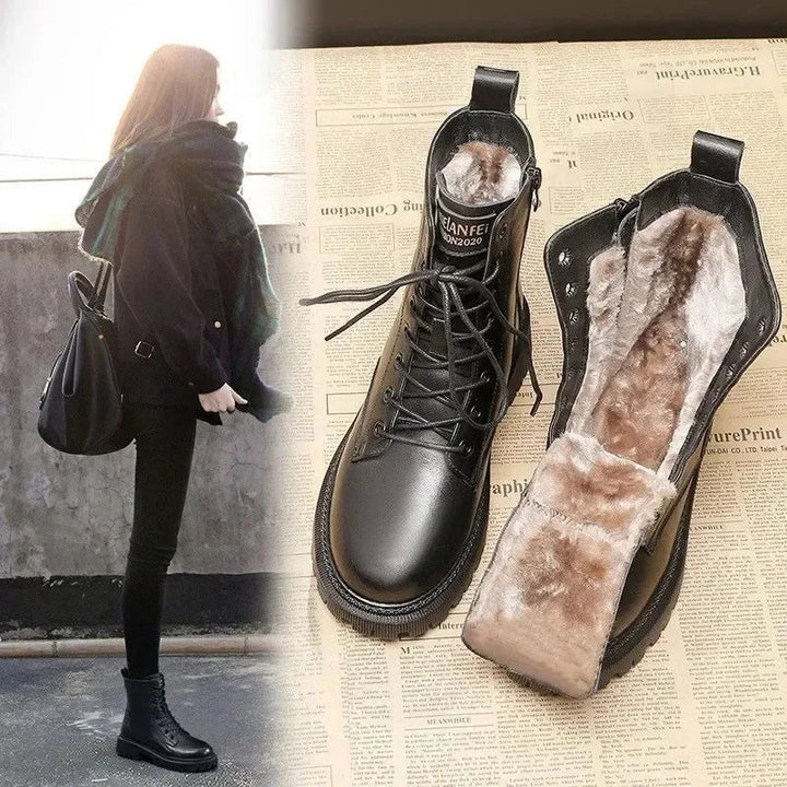 Fur-Lined Winter Boots by Elena