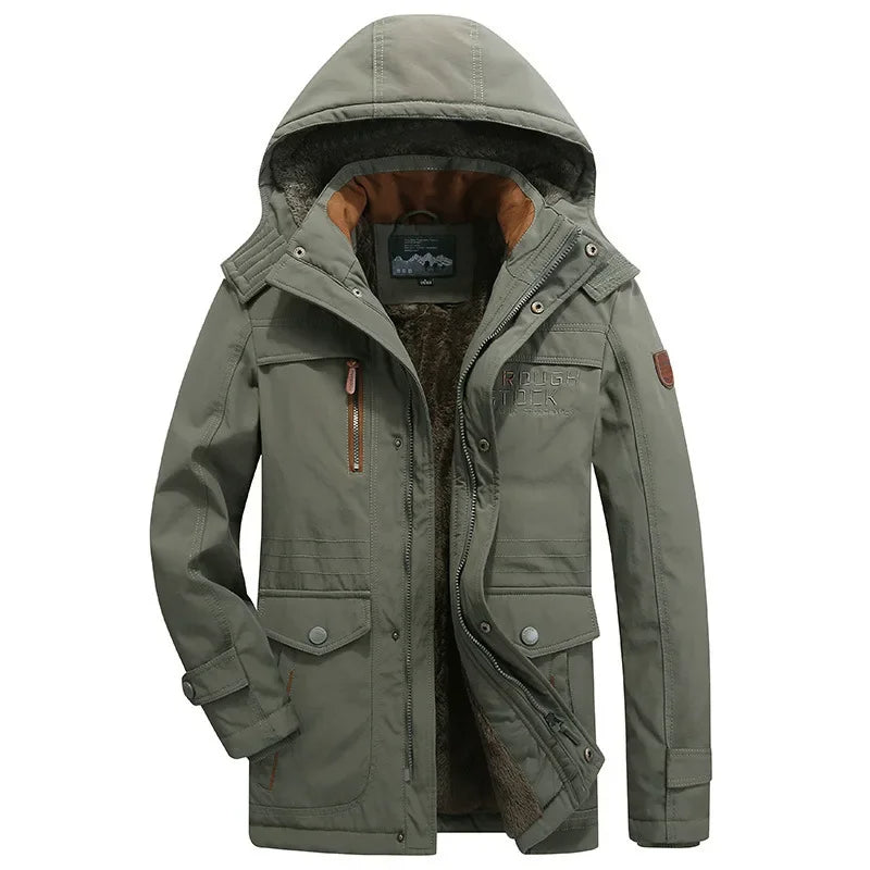 Quilted Winter Jacket with Elegant Style