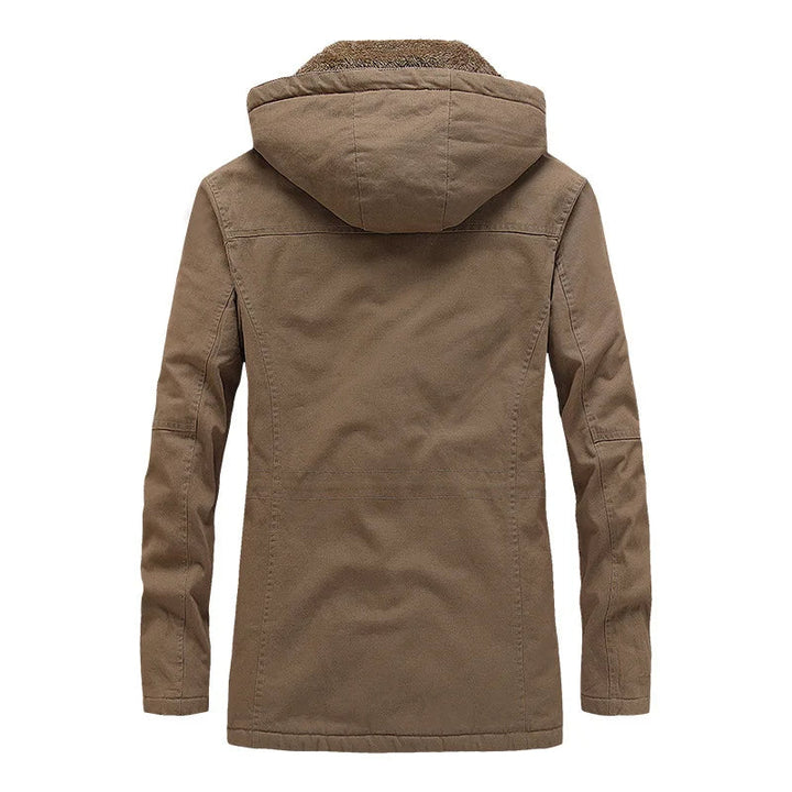 Chic Winter Jacket with Windbreaker Features