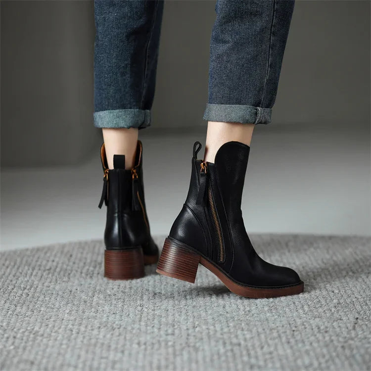 Mandy™ - Ankle Boots in Leather