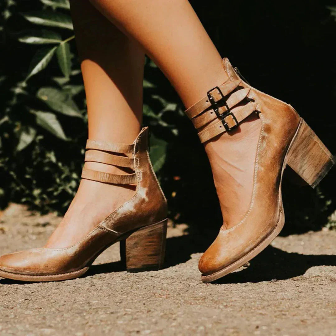 Megan™ - Ankle Boots in Leather