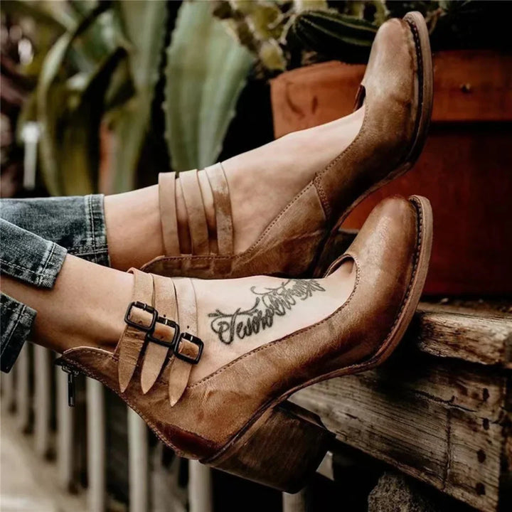 Megan™ - Ankle Boots in Leather