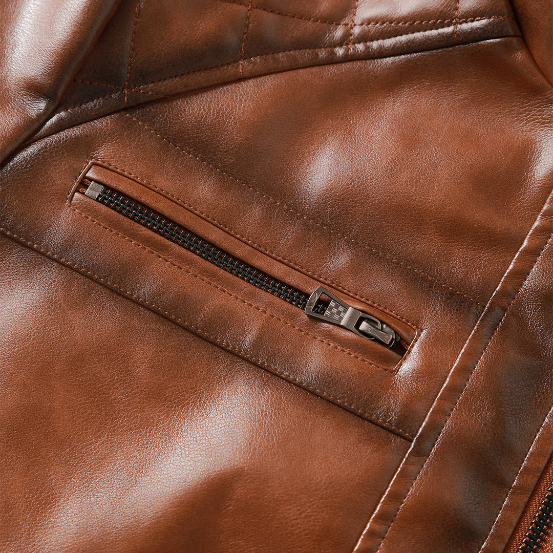 Leather Roadster Jacket