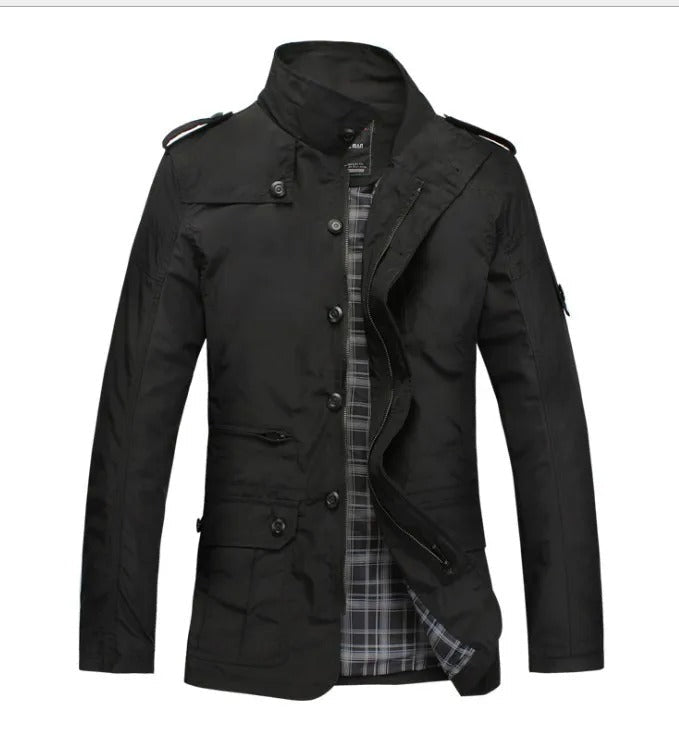 Chic Windbreaker Coat