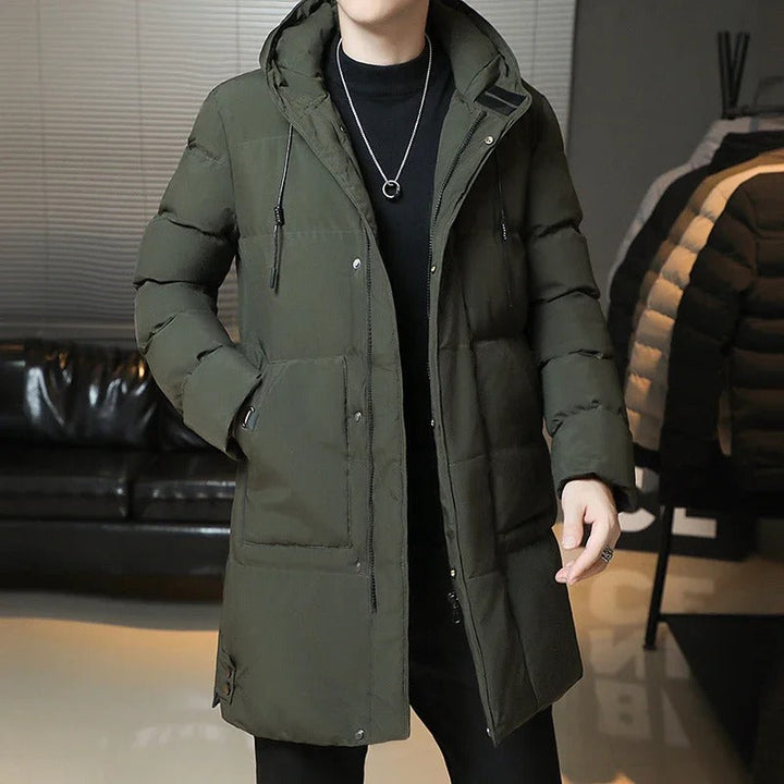 Elegant Winter Coat in Long Style