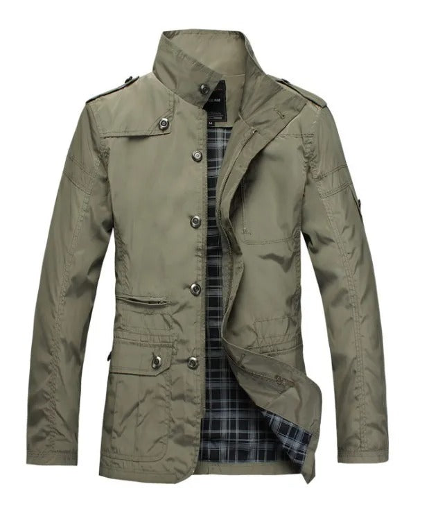 Chic Windbreaker Coat