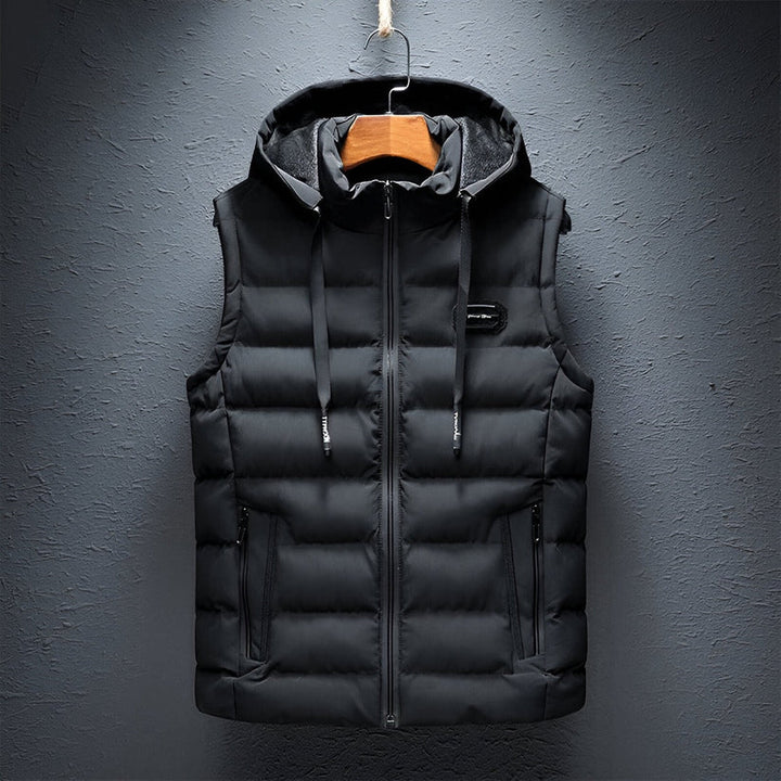 Hooded Vest by Giovanni