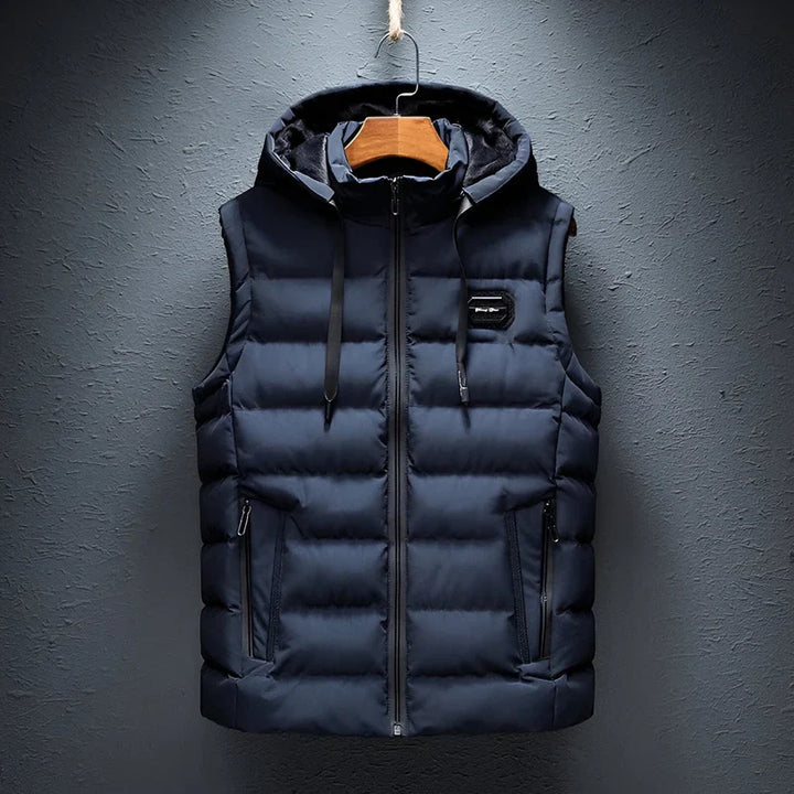 Hooded Vest by Giovanni