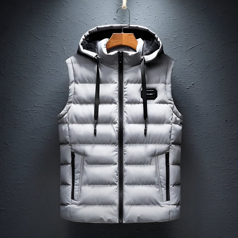 Hooded Vest by Giovanni