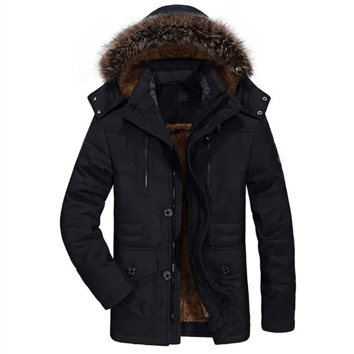 Winter Hooded Jacket in Cotton