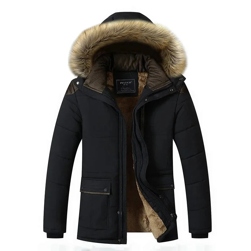 Chic Winter Jacket with Quilted Fleece