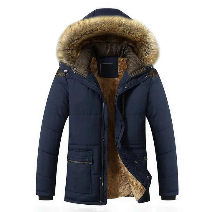 Chic Winter Jacket with Quilted Fleece