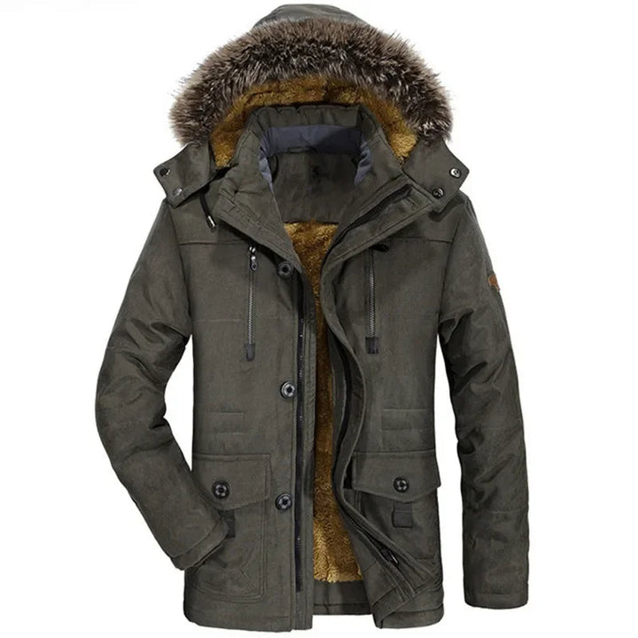 Winter Hooded Jacket in Cotton