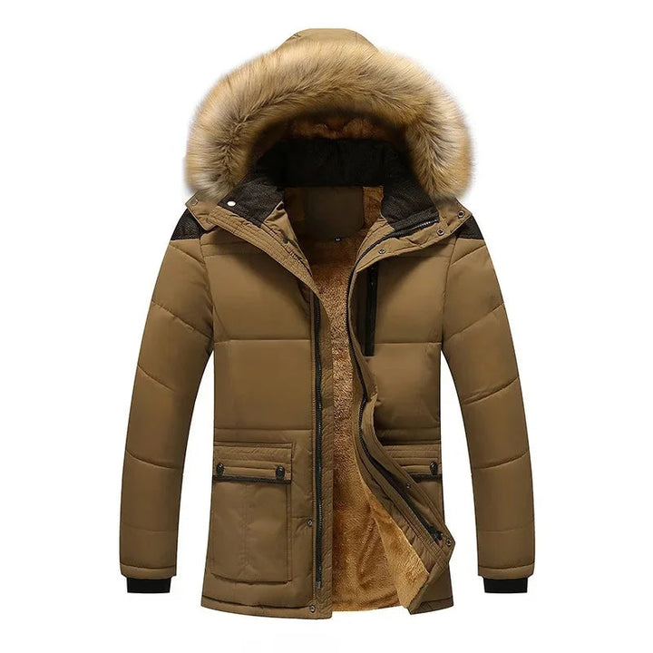 Chic Winter Jacket with Quilted Fleece