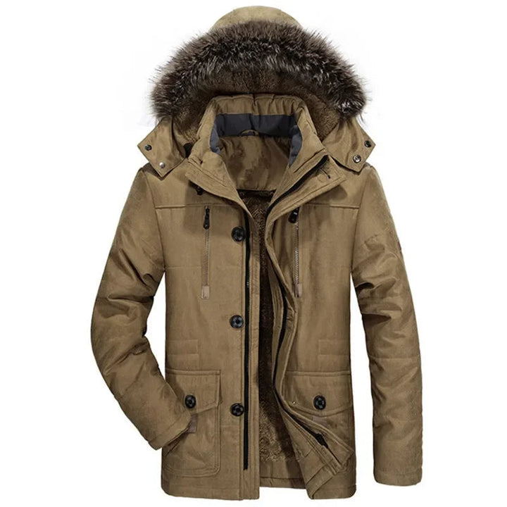 Winter Hooded Jacket in Cotton